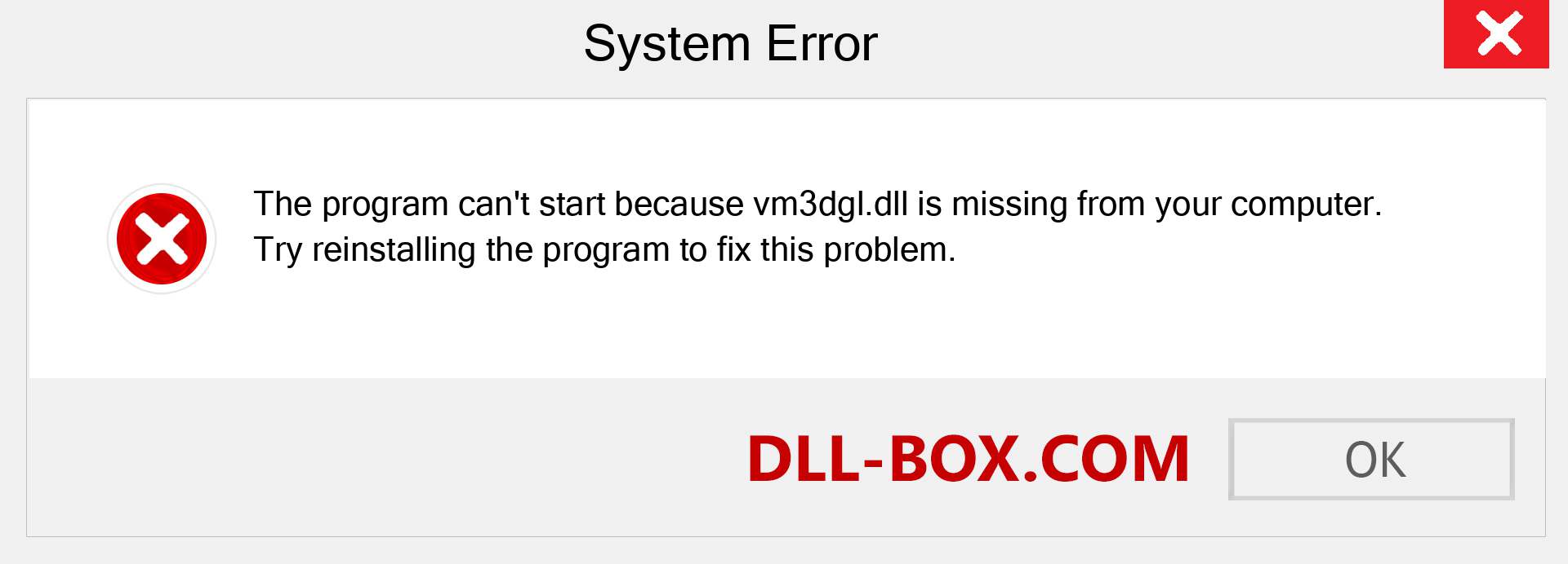  vm3dgl.dll file is missing?. Download for Windows 7, 8, 10 - Fix  vm3dgl dll Missing Error on Windows, photos, images